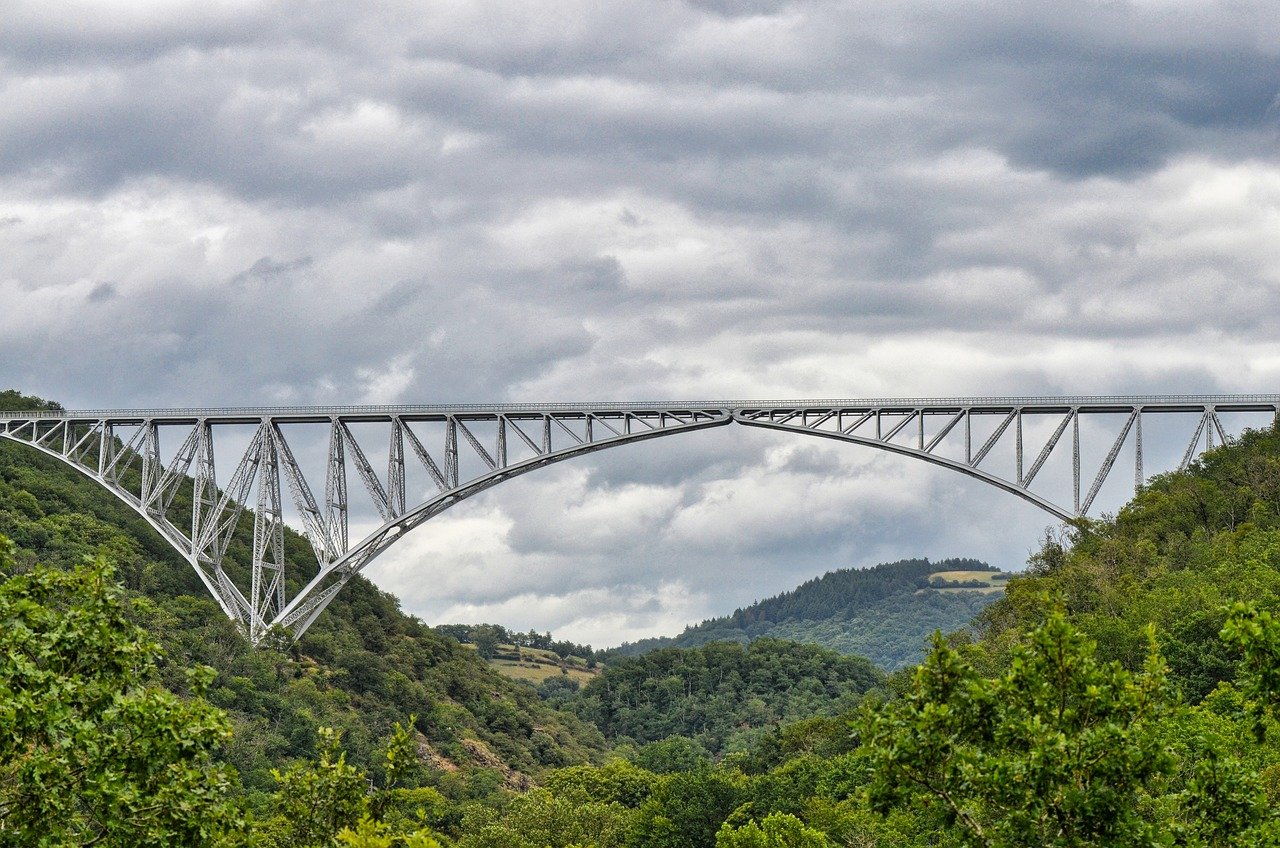 bridge, viaduct, architecture